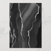 ブラックアガテモダンシルバーScript Dark 結婚's メニュー (裏面)