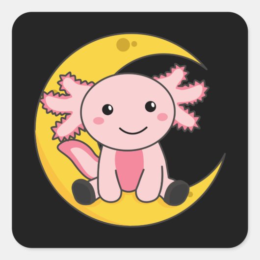 ブラックアクソルトオンザムーングッドナイトスクエアスティック スクエアシール (正面)