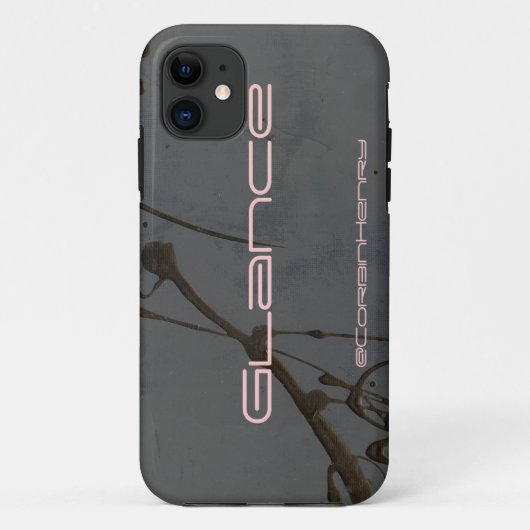 ブラックアクリル グランス Case-Mate iPhoneケース (裏面)