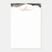 ブラックアゲテゲード金ゴールドグリッタースクリプトモノグラム