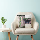 ブラックアゲハチョウキャタピラー/バタフライ クッション (椅子)