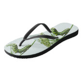 ブラックアゲハチョウキャタピラー/バタフライ ビーチサンダル (アングル)