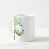 ブラックアゲハチョウキャタピラ食べーズパセリ コーヒーマグカップ (正面左)