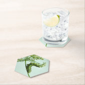 ブラックアゲハチョウキャタピラ食べーズパセリ ペーパーコースター (インサイチュ)