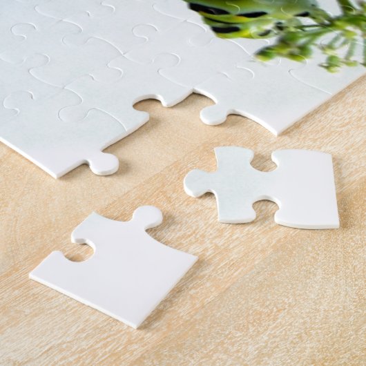 ブラックアゲハチョウキャ食べタピラーパセリ ジグソーパズル (側面)