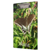 ブラックアゲハチョウバタフライ自然撮影 クリップボード (左)