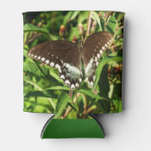 ブラックアゲハチョウバタフライ自然撮影 缶クーラー (正面)