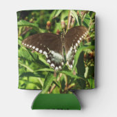 ブラックアゲハチョウバタフライ自然撮影 缶クーラー (裏面)