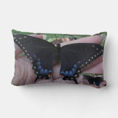 ブラックアゲハチョウバタフライ#1 ランバークッション (裏面)