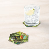 ブラックアゲハチョウバタフライ#2 ペーパーコースター (インサイチュ)