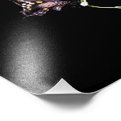 ブラックアゲハチョウ蝶 フォトプリント            (角)