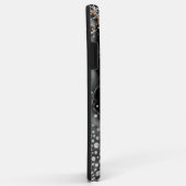 ブラックアゲート金ゴールド&ダイヤモンドアクセント Case-Mate iPhoneケース (裏面/右)