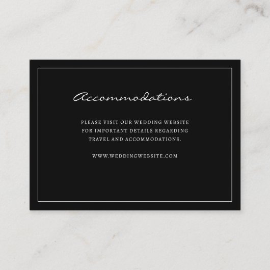 ブラックアコモデーションエンクロージャカード エンクロージャーカード (正面)