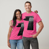 ブラックアコースティックギター Tシャツ (ユニセックス)