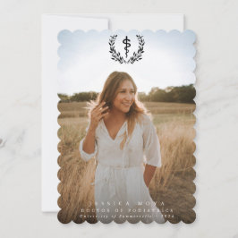 ブラックアスクレピウス医学部2写真卒業 案内状