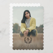 ブラックアスレピウスRN登録ナース卒業 案内状 (正面/裏面)