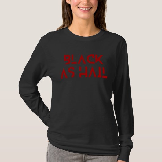 ブラックアズハイルミシガン Tシャツ (正面)