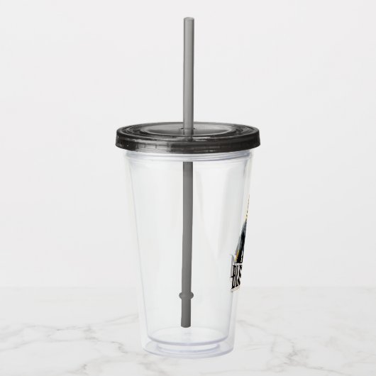 ブラックアダムキャラクターと名前グラフィック アクリルタンブラー (右)