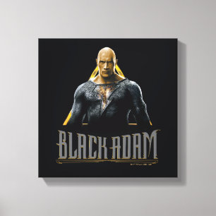 ブラックアダムキャラクターと名前グラフィック キャンバスプリント