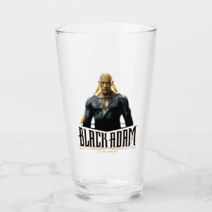 ブラックアダムキャラクターと名前グラフィック タンブラーグラス