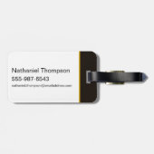 ブラックアダムキャラクターダイヤモンドバーストグラフィック ラゲッジタグ (裏面横)