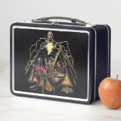 ブラックアダム三角形グループグラフィック メタルランチボックス (インサイチュ)