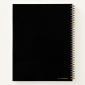 ブラックアダム三角柱グラフィック ノートブック (裏面)