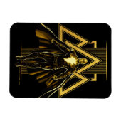 ブラックアダム三角柱グラフィック マグネット (横)