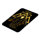 ブラックアダム三角柱グラフィック マグネット (左側)