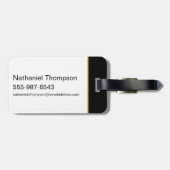 ブラックアダム三角柱グラフィック ラゲッジタグ (裏面横)