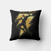 ブラックアダム稲妻ボルトキャラクターイラストレーション クッション (裏面)