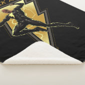 ブラックアダム稲妻ボルトキャラクターイラストレーション シェルパブランケット (3/4)