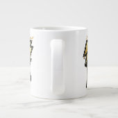 ブラックアダム稲妻ボルトキャラクターイラストレーション ジャンボコーヒーマグカップ (裏面)