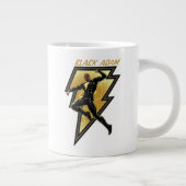 ブラックアダム稲妻ボルトキャラクターイラストレーション ジャンボコーヒーマグカップ (右)