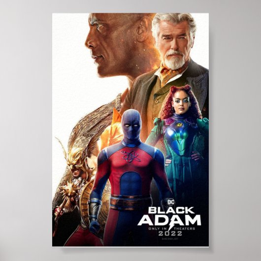 ブラックアダム ポスター (正面)