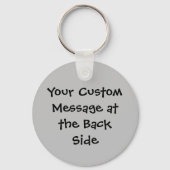 ブラックアップルキーチェーン キーホルダー (裏面)