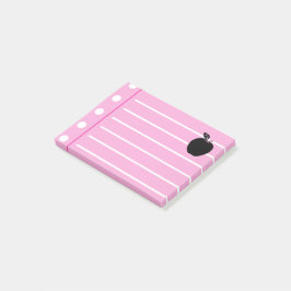 ブラックアップルピンクノート ポストイット