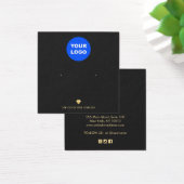 ブラックアドロゴイヤリング素晴らしジュエリー表示カード (デスク)