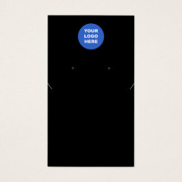 ブラックアドロゴネックレスイヤリングディスプレイカード