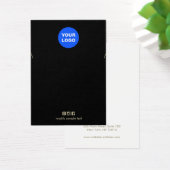 ブラックアドロゴネックレスブレスレットディスプレイカード (デスク)