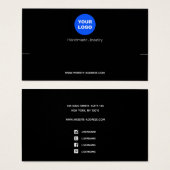 ブラックアドロゴネックレスブレスレットディスプレイ (正面&裏面)