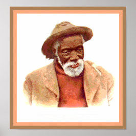 ブラックアネリカヴィンテージアートマン ポスター