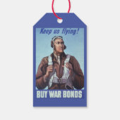 ブラックアビエーターズ米国軍隊戦闘機パイロット ギフトタグ (裏面)