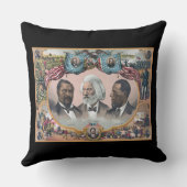 ブラックアボリショニストのヒーロー、ベイリー・ダグラス クッション (裏面)