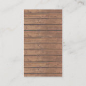 ブラックアメニスカストレストランカテラー 名刺 (裏面)