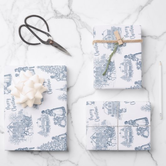 ブラックアメリカン トワル ド ジューイ - アフロセントリック アート ラッピングペーパーシート (正面)