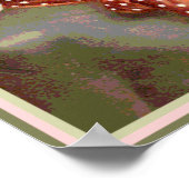 ブラックアメリカヴィンテージボーイと葉巻 ポスター (角)