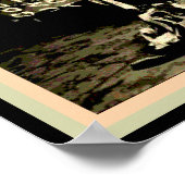 ブラックアメリカヴィンテージラグジェディストマン ポスター (角)