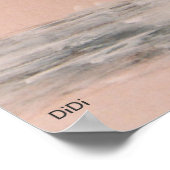 ブラックアラビアンホースプリント ポスター (角)