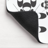 ブラックアラベスク マウスパッド (コーナー)